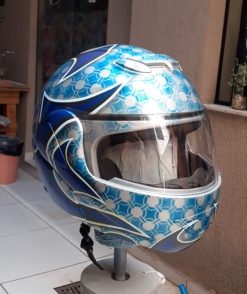 Capacete Modular Projeto Capacete - Customização de Capacetes | SL Customização